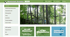 Desktop Screenshot of abenteuerpark-betzenstein.de